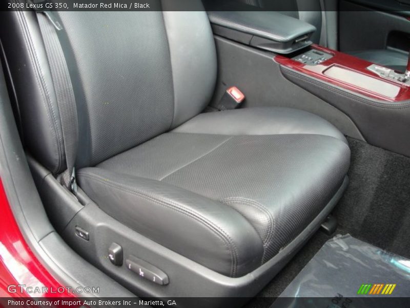Matador Red Mica / Black 2008 Lexus GS 350