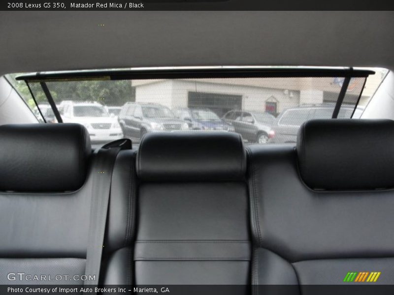 Matador Red Mica / Black 2008 Lexus GS 350
