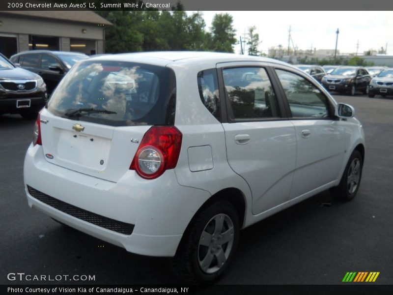 Summit White / Charcoal 2009 Chevrolet Aveo Aveo5 LS