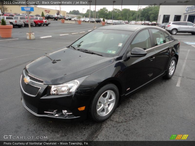Black Granite Metallic / Jet Black 2011 Chevrolet Cruze LT