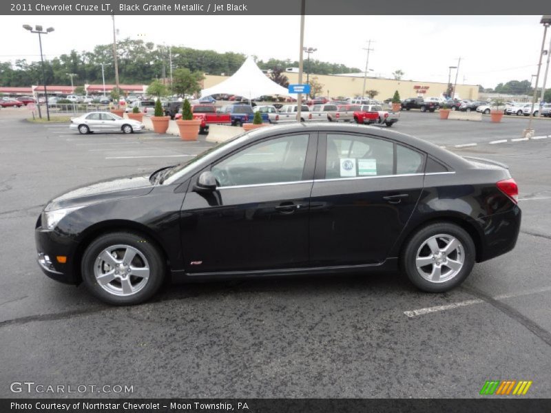 Black Granite Metallic / Jet Black 2011 Chevrolet Cruze LT