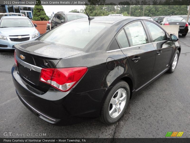 Black Granite Metallic / Jet Black 2011 Chevrolet Cruze LT