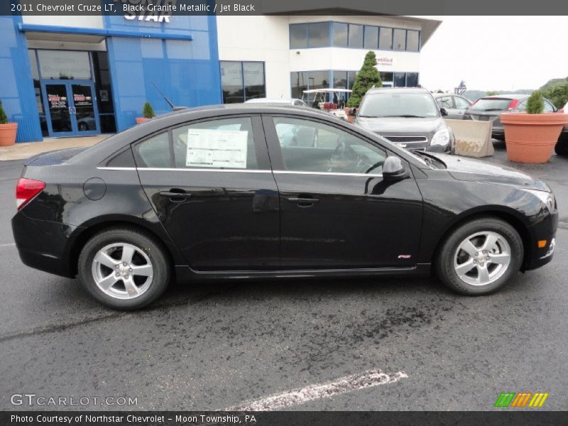 Black Granite Metallic / Jet Black 2011 Chevrolet Cruze LT