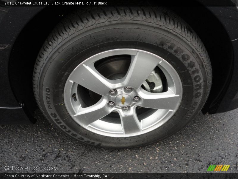 Black Granite Metallic / Jet Black 2011 Chevrolet Cruze LT