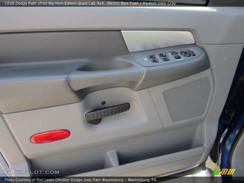 Electric Blue Pearl / Medium Slate Gray 2008 Dodge Ram 1500 Big Horn Edition Quad Cab 4x4