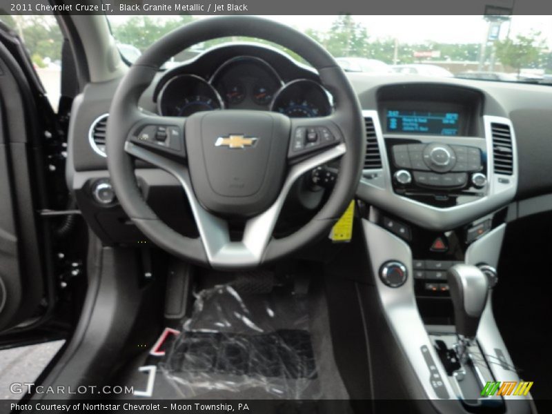 Black Granite Metallic / Jet Black 2011 Chevrolet Cruze LT
