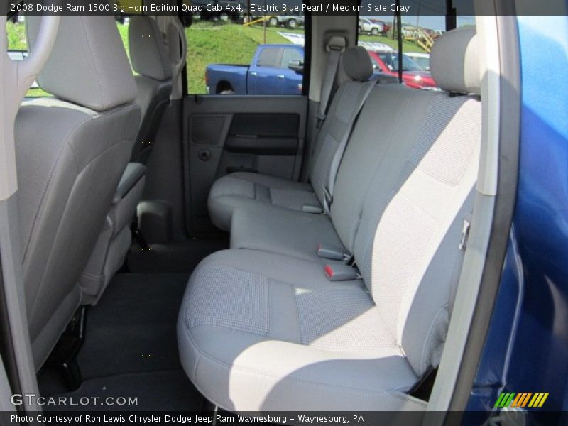 Electric Blue Pearl / Medium Slate Gray 2008 Dodge Ram 1500 Big Horn Edition Quad Cab 4x4