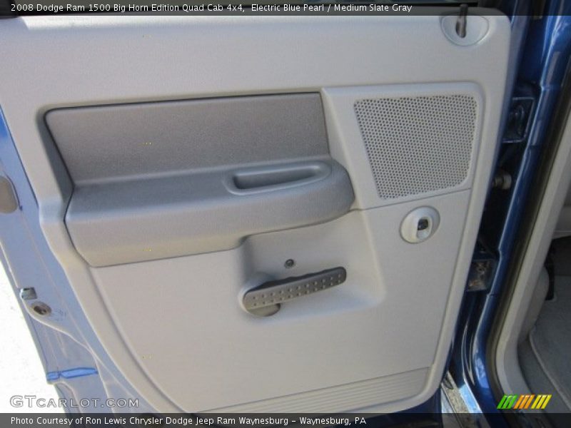 Electric Blue Pearl / Medium Slate Gray 2008 Dodge Ram 1500 Big Horn Edition Quad Cab 4x4