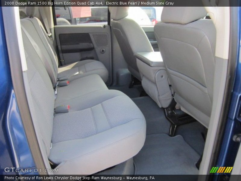 Electric Blue Pearl / Medium Slate Gray 2008 Dodge Ram 1500 Big Horn Edition Quad Cab 4x4