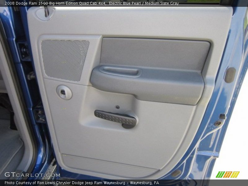 Electric Blue Pearl / Medium Slate Gray 2008 Dodge Ram 1500 Big Horn Edition Quad Cab 4x4