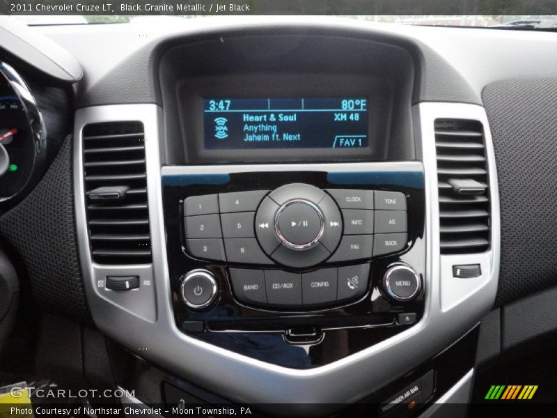 Black Granite Metallic / Jet Black 2011 Chevrolet Cruze LT