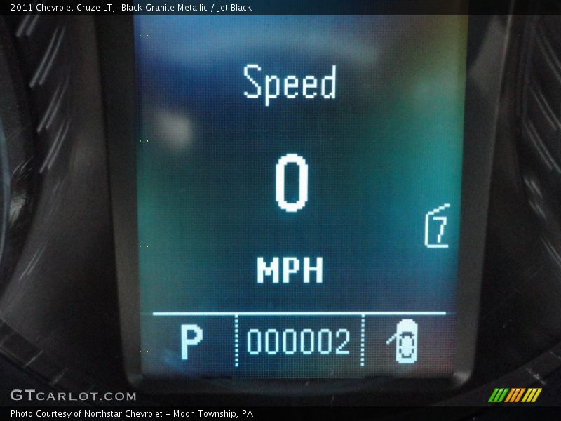 Black Granite Metallic / Jet Black 2011 Chevrolet Cruze LT