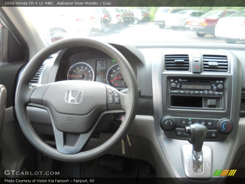 Alabaster Silver Metallic / Gray 2009 Honda CR-V LX 4WD