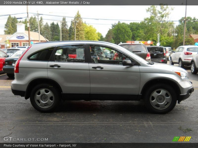 Alabaster Silver Metallic / Gray 2009 Honda CR-V LX 4WD