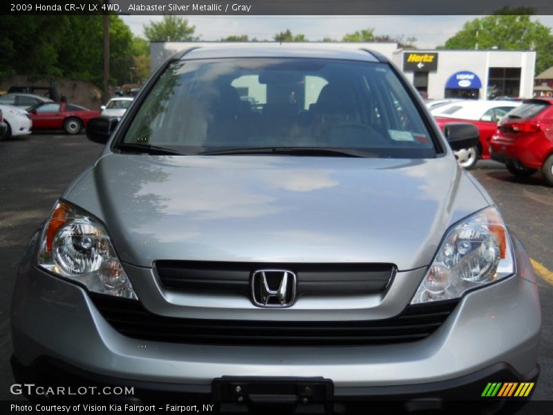 Alabaster Silver Metallic / Gray 2009 Honda CR-V LX 4WD