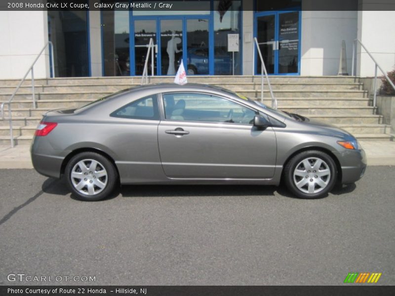 Galaxy Gray Metallic / Gray 2008 Honda Civic LX Coupe