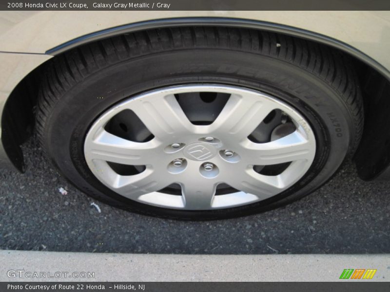 Galaxy Gray Metallic / Gray 2008 Honda Civic LX Coupe