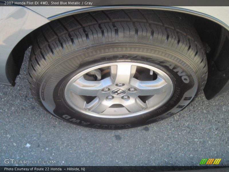 Steel Blue Metallic / Gray 2007 Honda Pilot EX 4WD