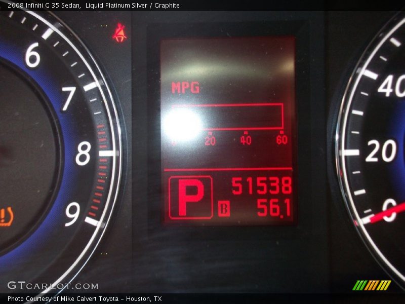 Liquid Platinum Silver / Graphite 2008 Infiniti G 35 Sedan
