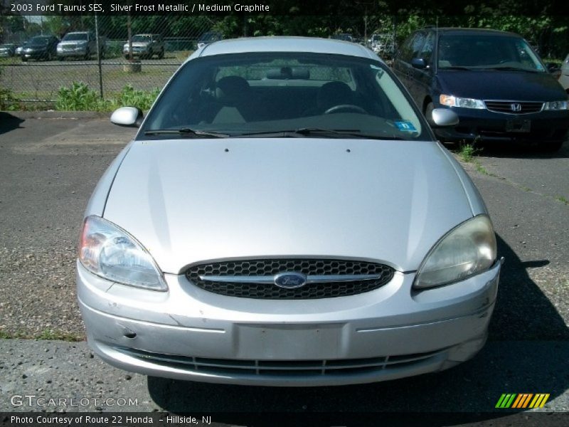 Silver Frost Metallic / Medium Graphite 2003 Ford Taurus SES