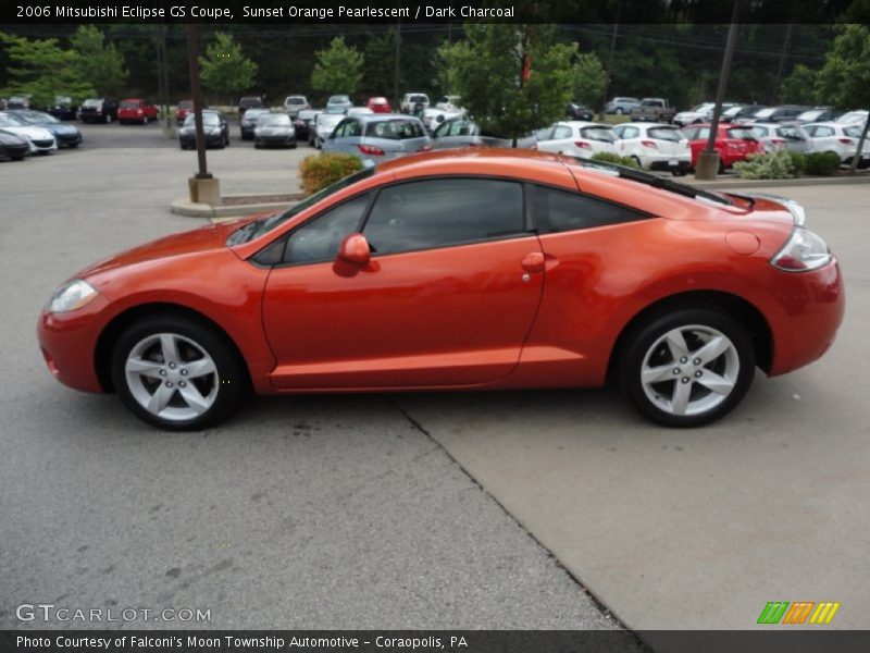 Sunset Orange Pearlescent / Dark Charcoal 2006 Mitsubishi Eclipse GS Coupe