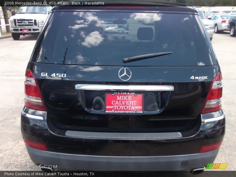 Black / Macadamia 2008 Mercedes-Benz GL 450 4Matic