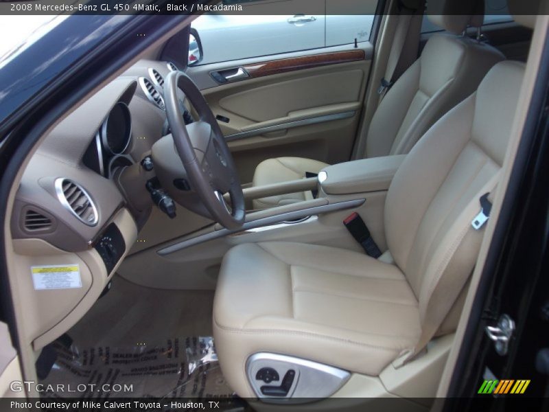 Black / Macadamia 2008 Mercedes-Benz GL 450 4Matic