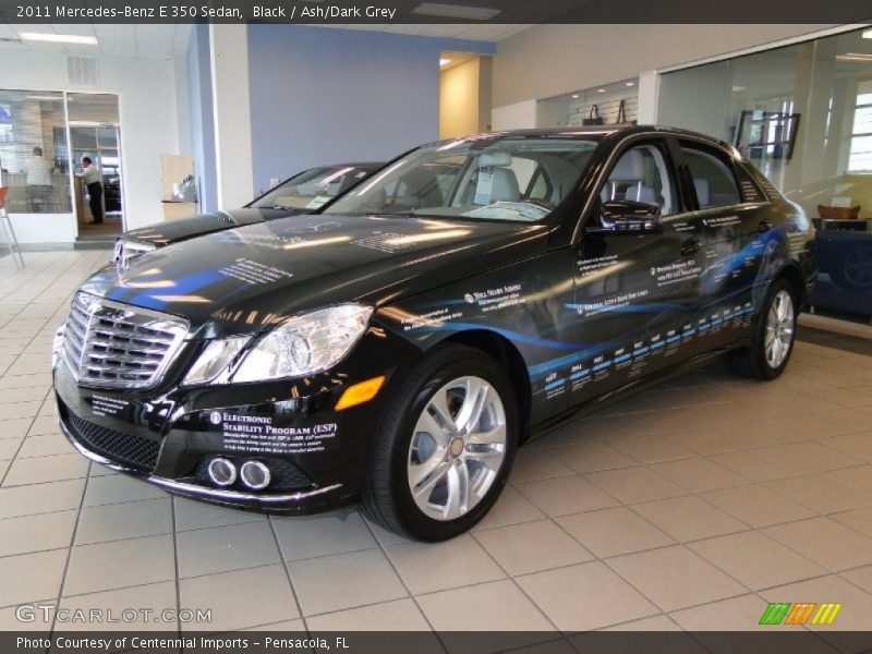 Black / Ash/Dark Grey 2011 Mercedes-Benz E 350 Sedan