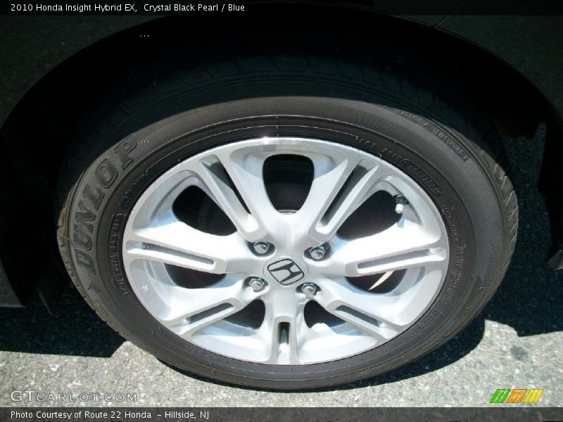 Crystal Black Pearl / Blue 2010 Honda Insight Hybrid EX