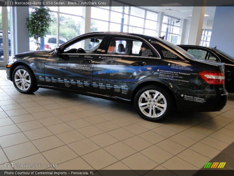 Black / Ash/Dark Grey 2011 Mercedes-Benz E 350 Sedan