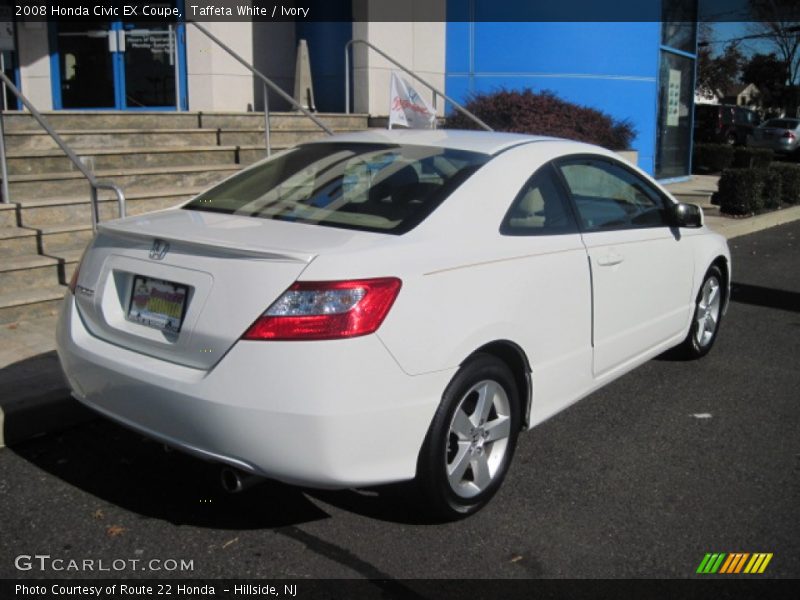 Taffeta White / Ivory 2008 Honda Civic EX Coupe