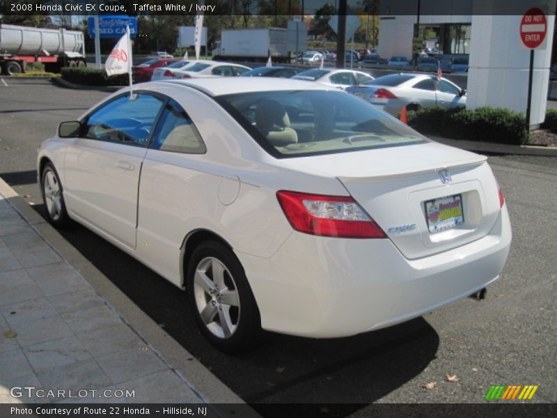 Taffeta White / Ivory 2008 Honda Civic EX Coupe