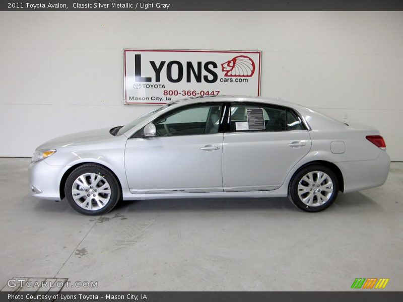 Classic Silver Metallic / Light Gray 2011 Toyota Avalon