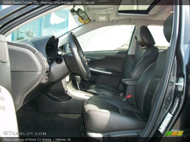  2009 Corolla XRS Dark Charcoal Interior