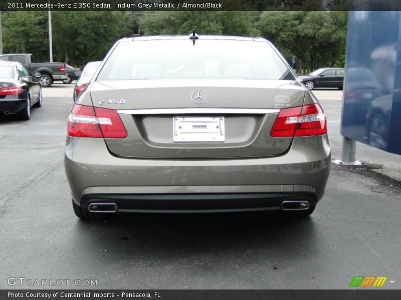 Indium Grey Metallic / Almond/Black 2011 Mercedes-Benz E 350 Sedan