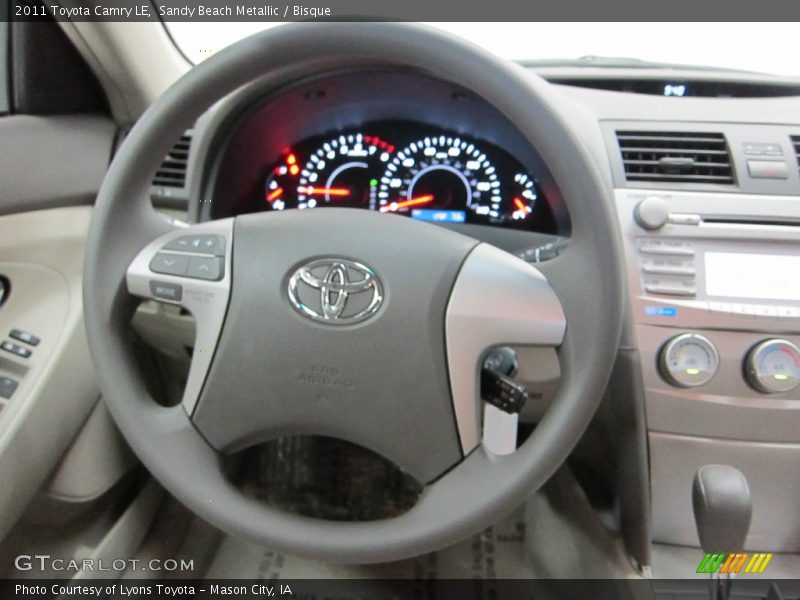 Sandy Beach Metallic / Bisque 2011 Toyota Camry LE