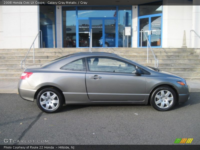 Galaxy Gray Metallic / Gray 2008 Honda Civic LX Coupe