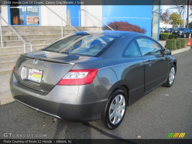 Galaxy Gray Metallic / Gray 2008 Honda Civic LX Coupe