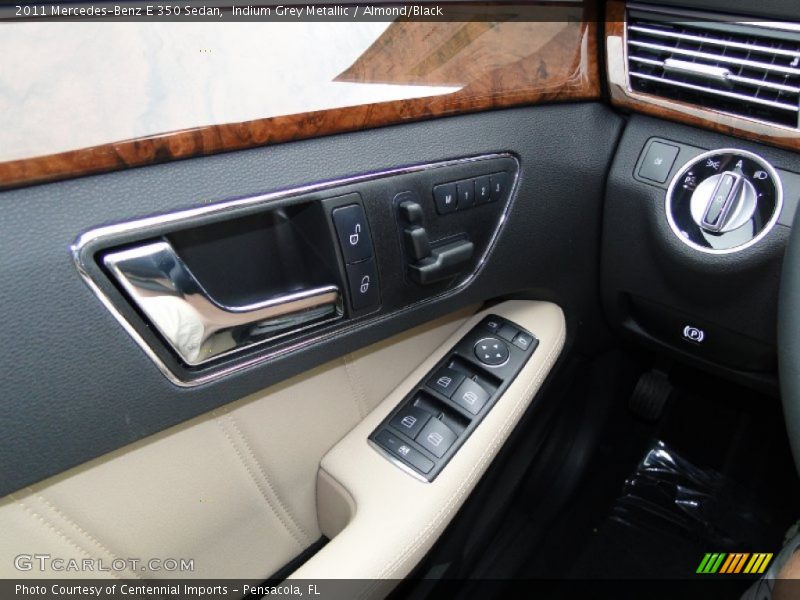 Indium Grey Metallic / Almond/Black 2011 Mercedes-Benz E 350 Sedan