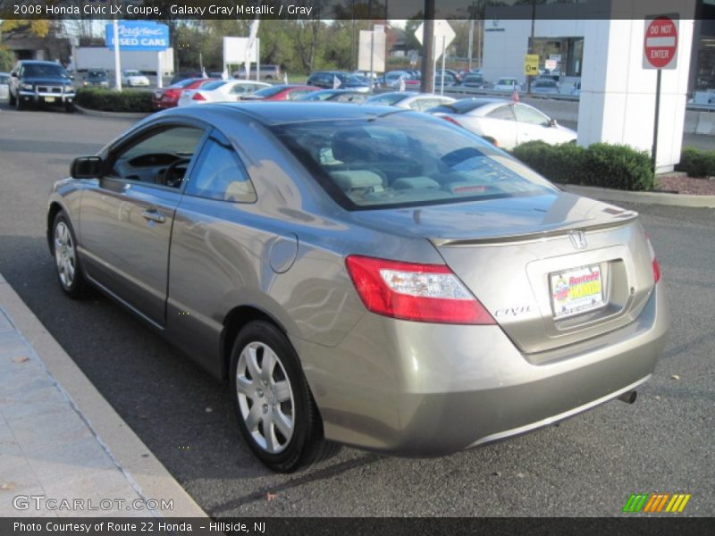Galaxy Gray Metallic / Gray 2008 Honda Civic LX Coupe