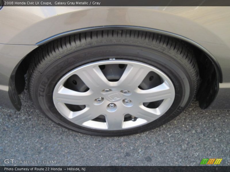 Galaxy Gray Metallic / Gray 2008 Honda Civic LX Coupe