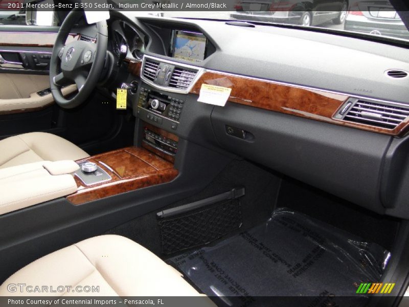 Indium Grey Metallic / Almond/Black 2011 Mercedes-Benz E 350 Sedan