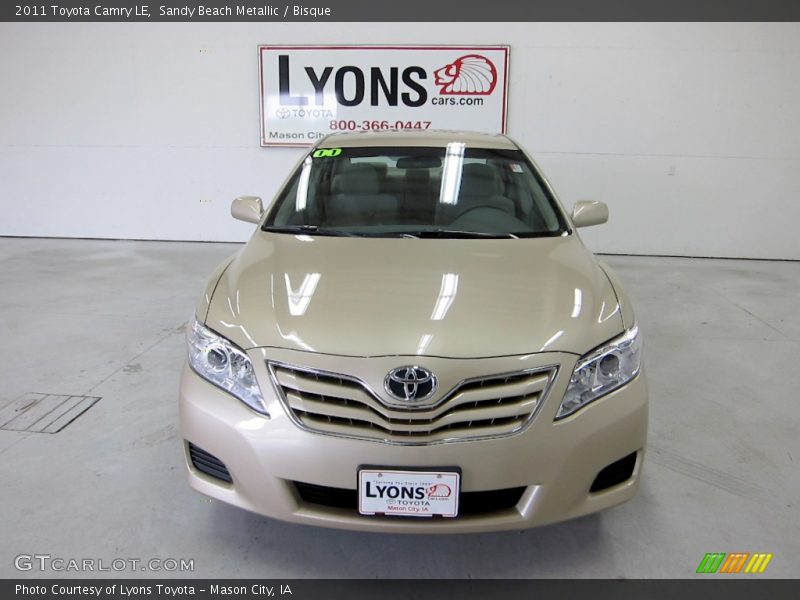 Sandy Beach Metallic / Bisque 2011 Toyota Camry LE