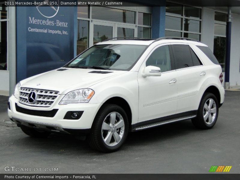 Diamond White Metallic / Cashmere 2011 Mercedes-Benz ML 350