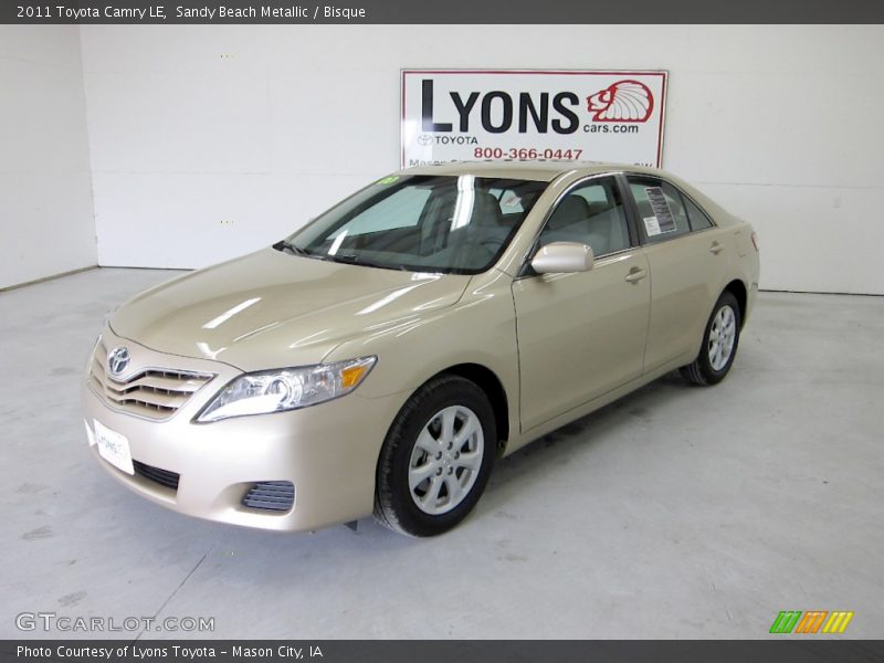 Sandy Beach Metallic / Bisque 2011 Toyota Camry LE