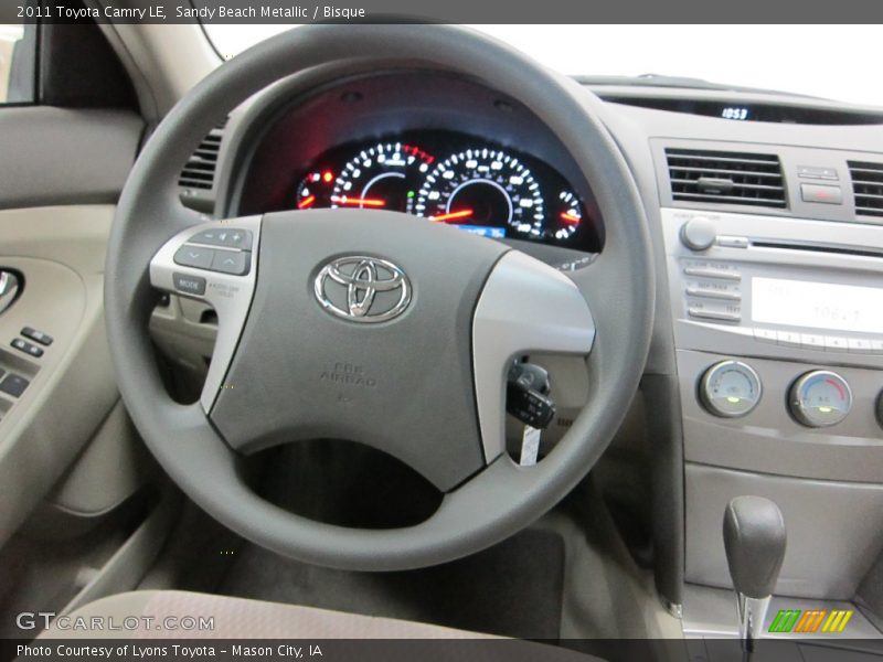Sandy Beach Metallic / Bisque 2011 Toyota Camry LE
