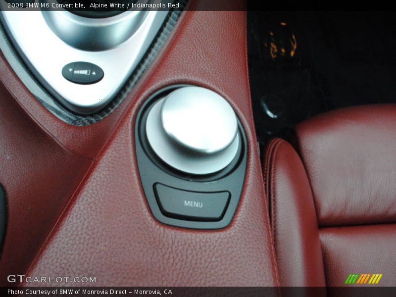 Alpine White / Indianapolis Red 2008 BMW M6 Convertible