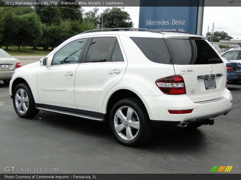 Diamond White Metallic / Cashmere 2011 Mercedes-Benz ML 350