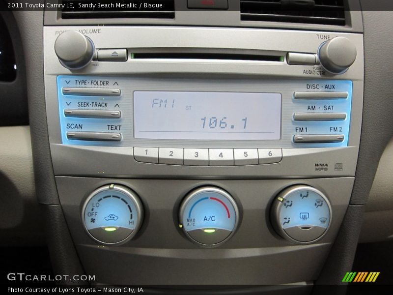 Sandy Beach Metallic / Bisque 2011 Toyota Camry LE