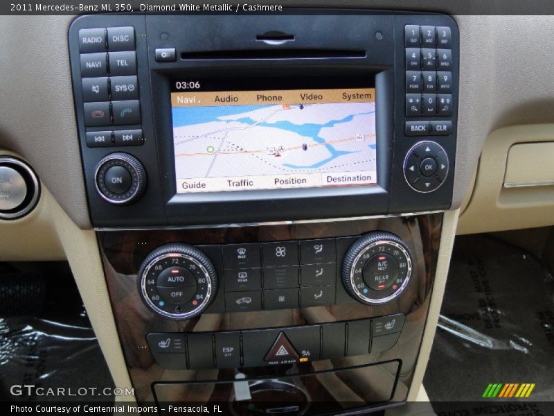 Diamond White Metallic / Cashmere 2011 Mercedes-Benz ML 350